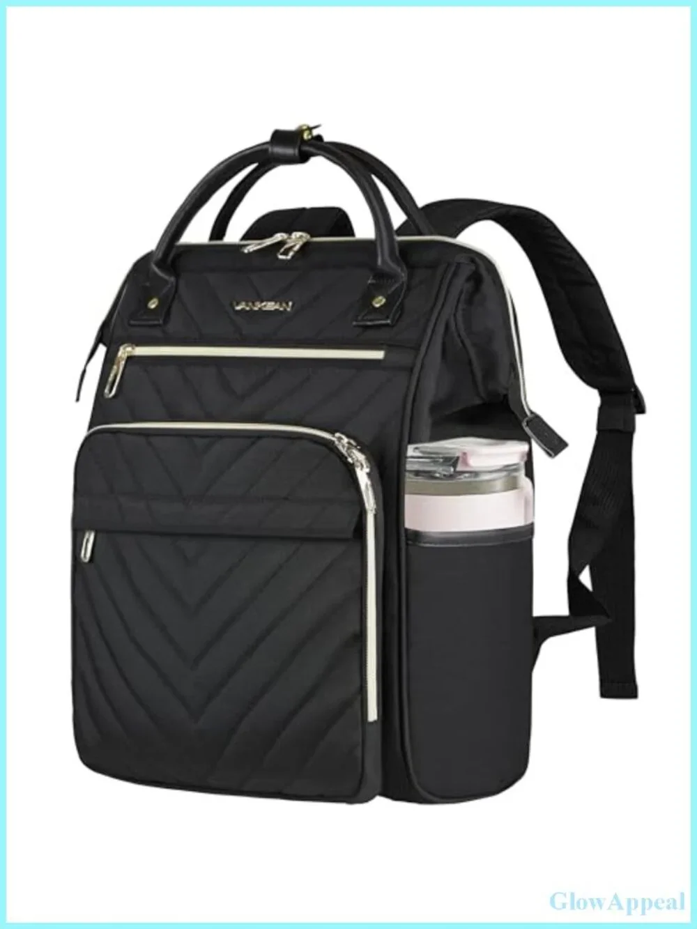 17 Inch Laptop Backpack Water Resistant Nylon Large Capacity Work Travel